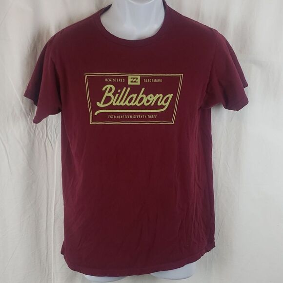 Billabong Other - Billabong Men's Medium Burgundy Logo T-Shirt